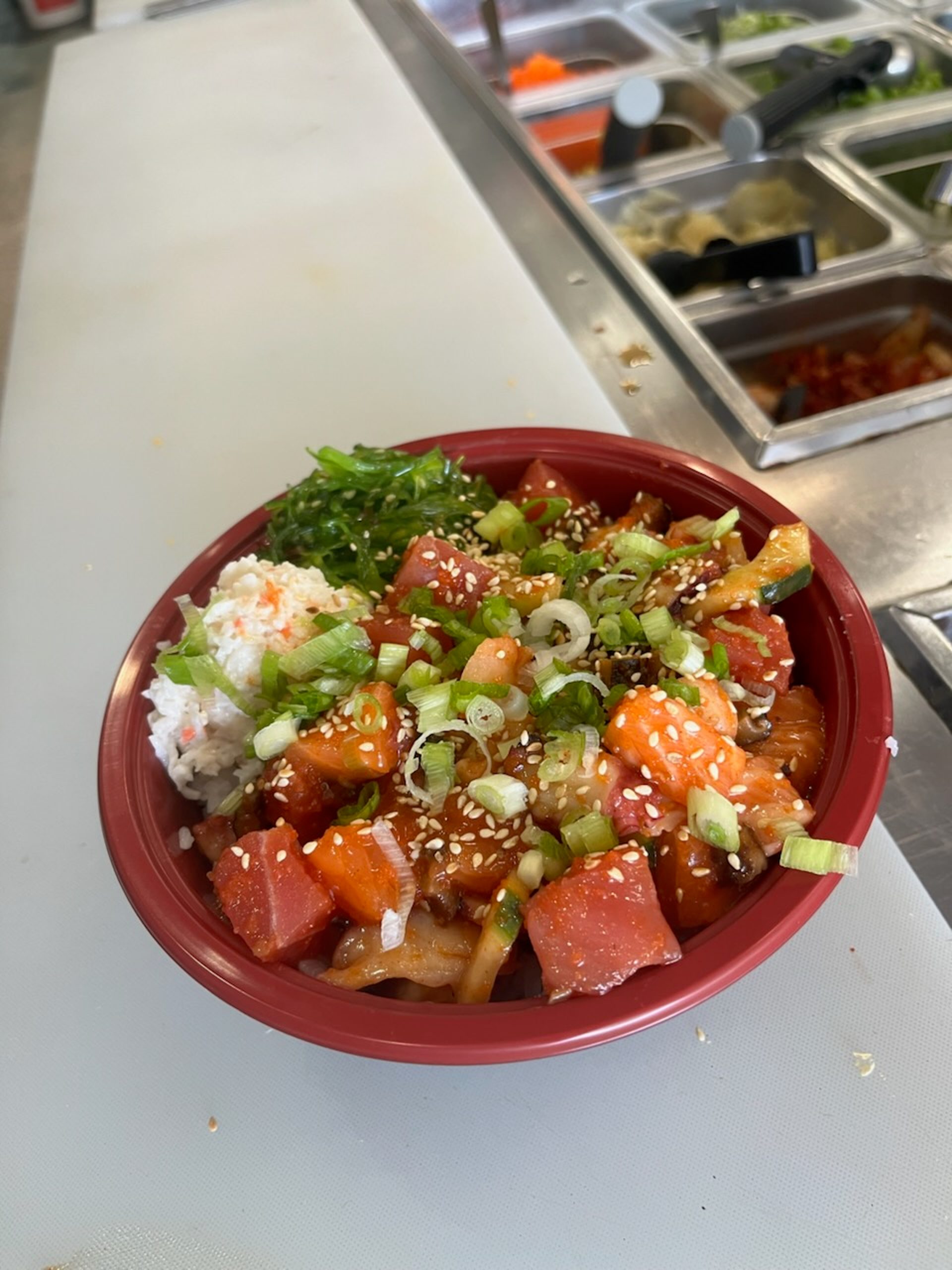 Fresh fish, prepared daily